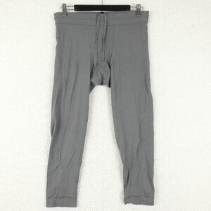 Nike Pants Womens Large Gray Dri Fit Tight Fit Capris Compression Draw String